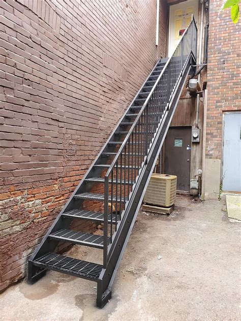 metal stair fabricators colorado|exterior metal stairs residential.